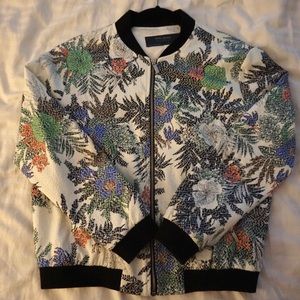 Zara Multi-Design Bomber Jacket (Small)